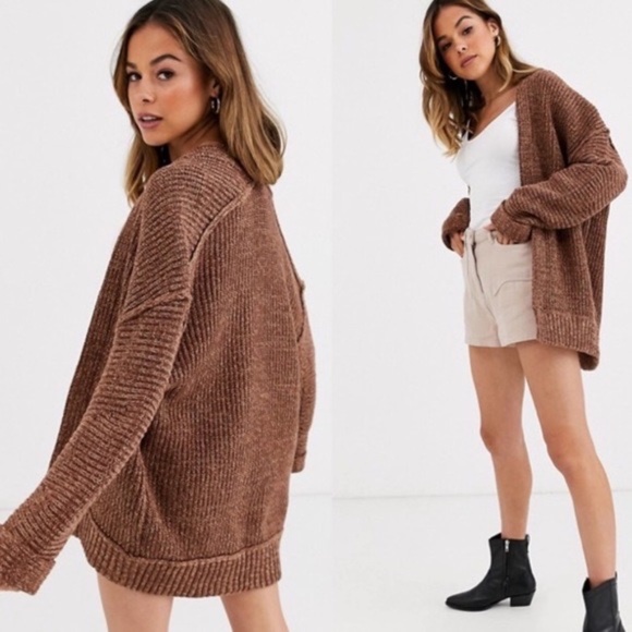 Free People Sweaters - Free People High Hopes Chunky knit Cardigan
